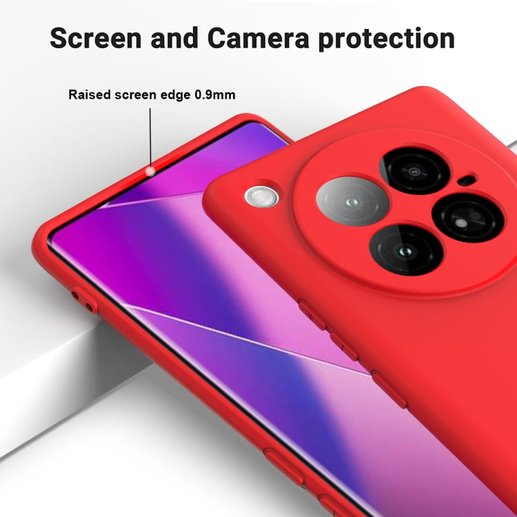 For Infinix Zero 40 4G Solid Color Liquid Silicone Dropproof Full Coverage Phone Case