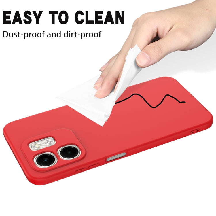 For Infinix Smart 9 Solid Color Liquid Silicone Dropproof Full Coverage Phone Case