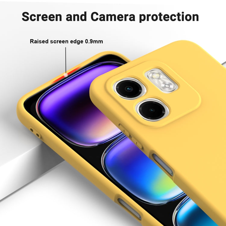 For Infinix Smart 9 Solid Color Liquid Silicone Dropproof Full Coverage Phone Case