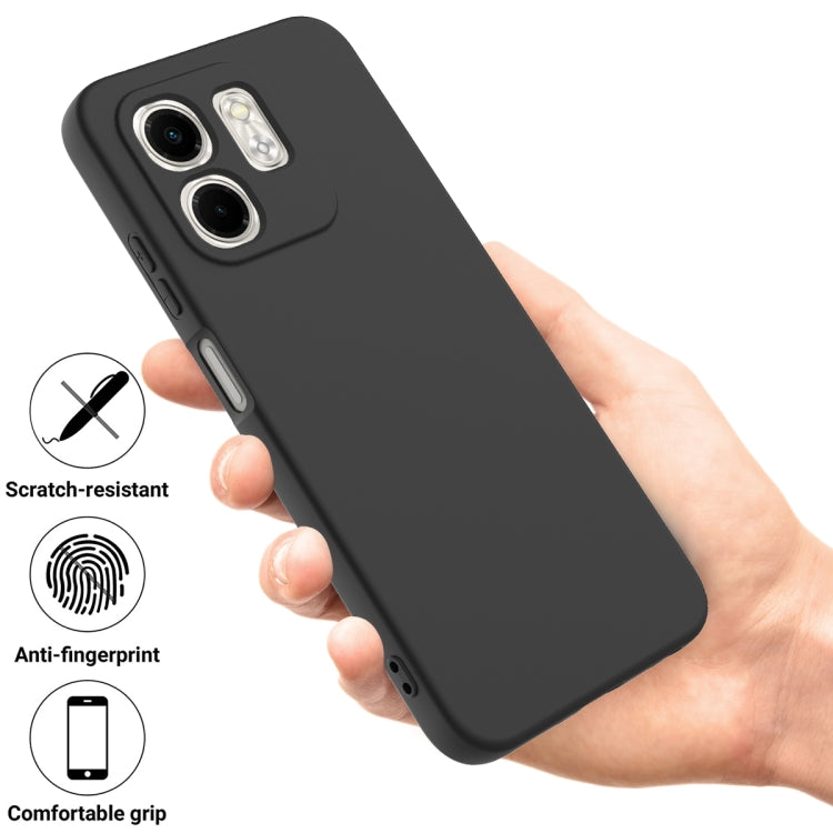 For Infinix Smart 9 Solid Color Liquid Silicone Dropproof Full Coverage Phone Case
