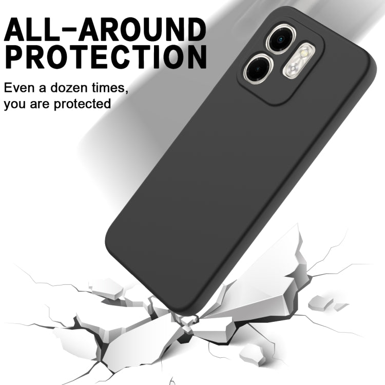 For Infinix Smart 9 Solid Color Liquid Silicone Dropproof Full Coverage Phone Case