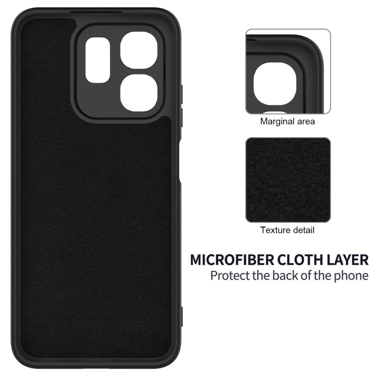 For Infinix Smart 9 Solid Color Liquid Silicone Dropproof Full Coverage Phone Case