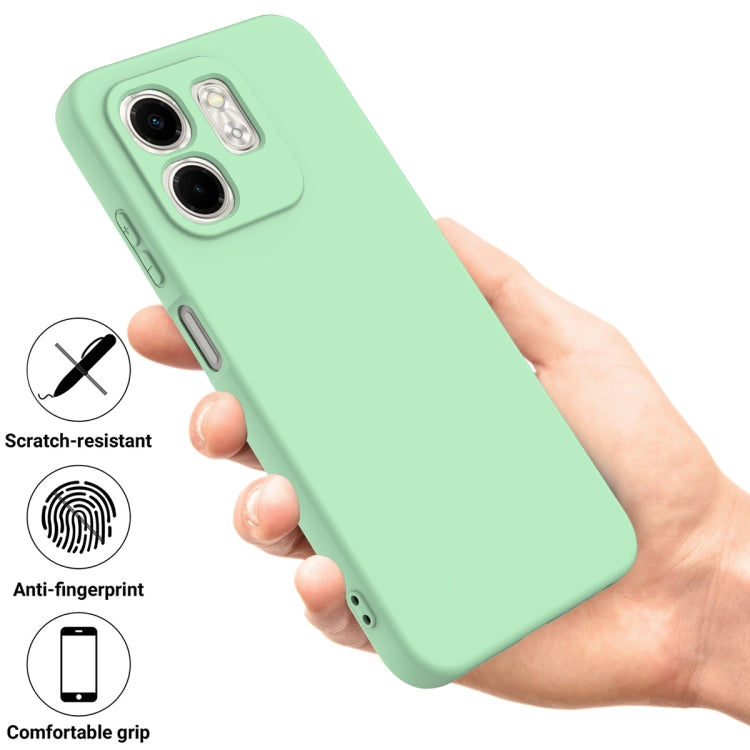For Infinix Smart 9 Solid Color Liquid Silicone Dropproof Full Coverage Phone Case