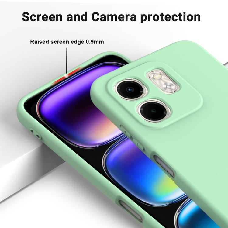 For Infinix Smart 9 Solid Color Liquid Silicone Dropproof Full Coverage Phone Case