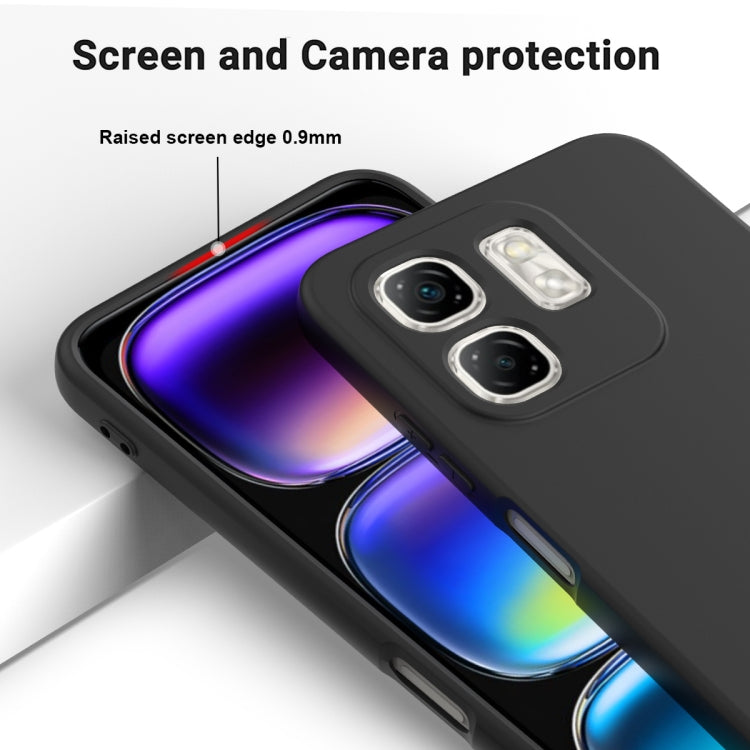 For Infinix Hot 50i Solid Color Liquid Silicone Dropproof Full Coverage Phone Case