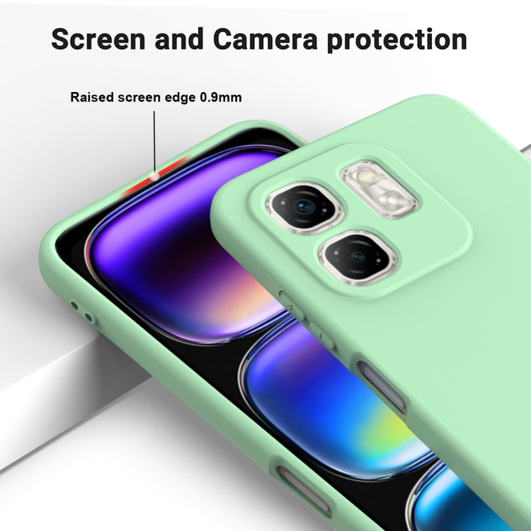 For Infinix Hot 50i Solid Color Liquid Silicone Dropproof Full Coverage Phone Case