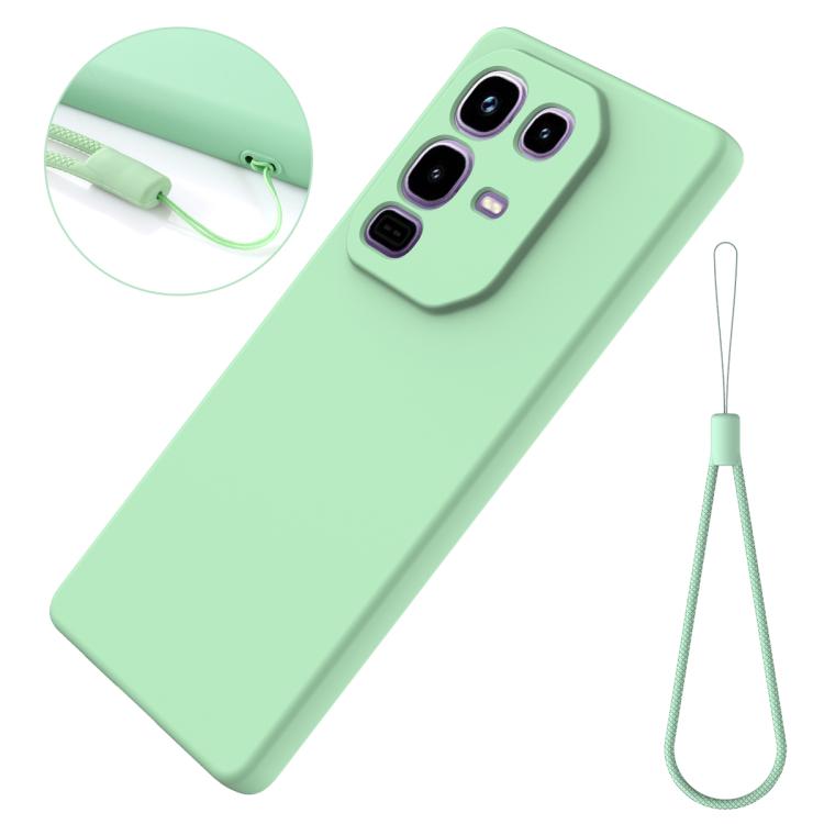 For Infinix Note 50 4G  / 50 Pro 4G Solid Color Liquid Silicone Dropproof Full Coverage Phone Case