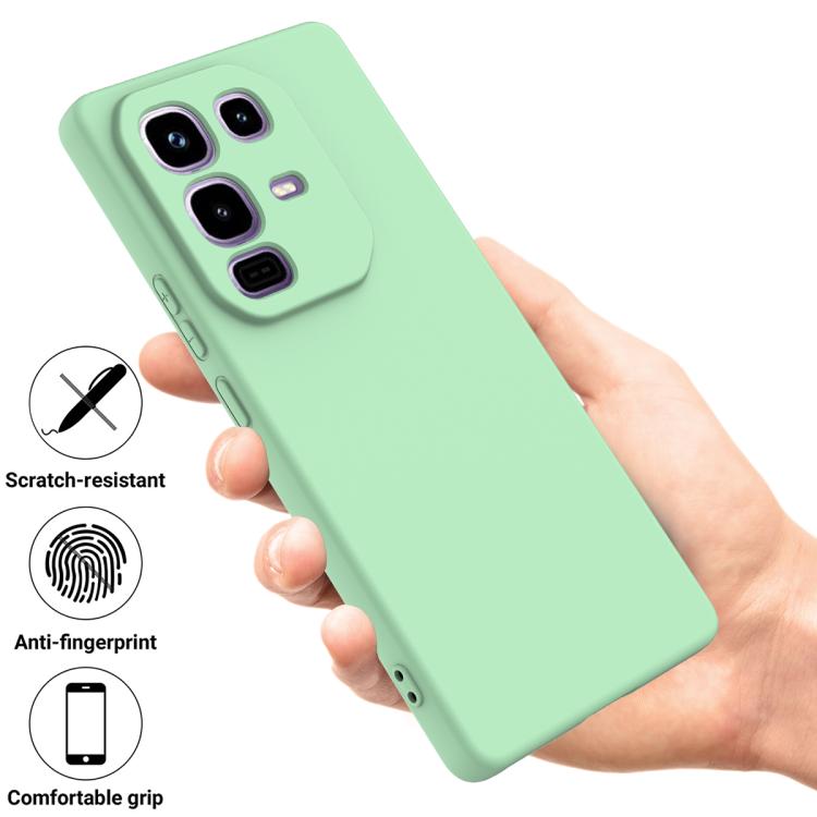 For Infinix Note 50s Solid Color Liquid Silicone Dropproof Full Coverage Phone Case