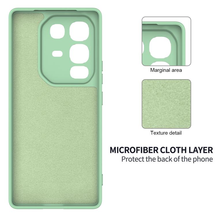 For Infinix Note 50s Solid Color Liquid Silicone Dropproof Full Coverage Phone Case