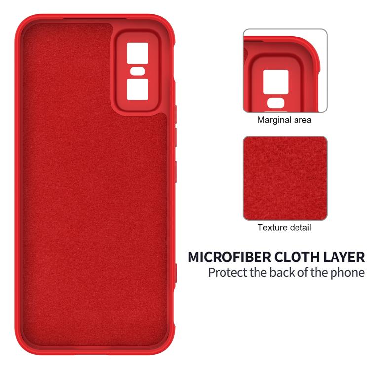 For Infinix GT 30 Pro / GT 30 Solid Color Liquid Silicone Dropproof Full Coverage Phone Case