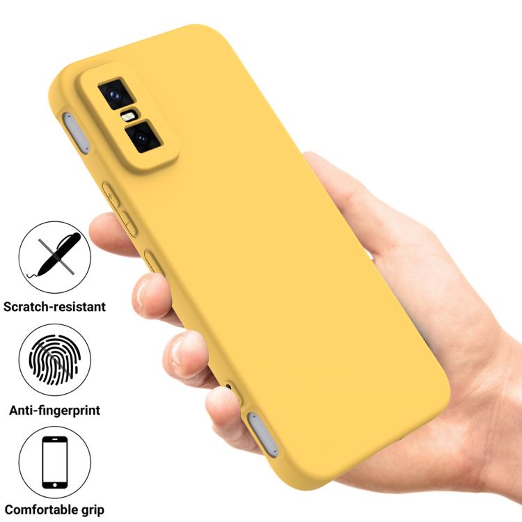 For Infinix GT 30 Pro / GT 30 Solid Color Liquid Silicone Dropproof Full Coverage Phone Case