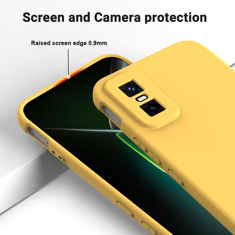 For Infinix GT 30 Pro / GT 30 Solid Color Liquid Silicone Dropproof Full Coverage Phone Case