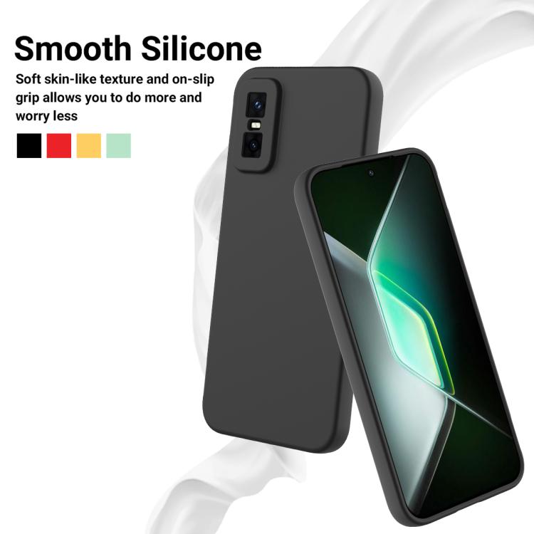 For Infinix GT 30 Pro / GT 30 Solid Color Liquid Silicone Dropproof Full Coverage Phone Case