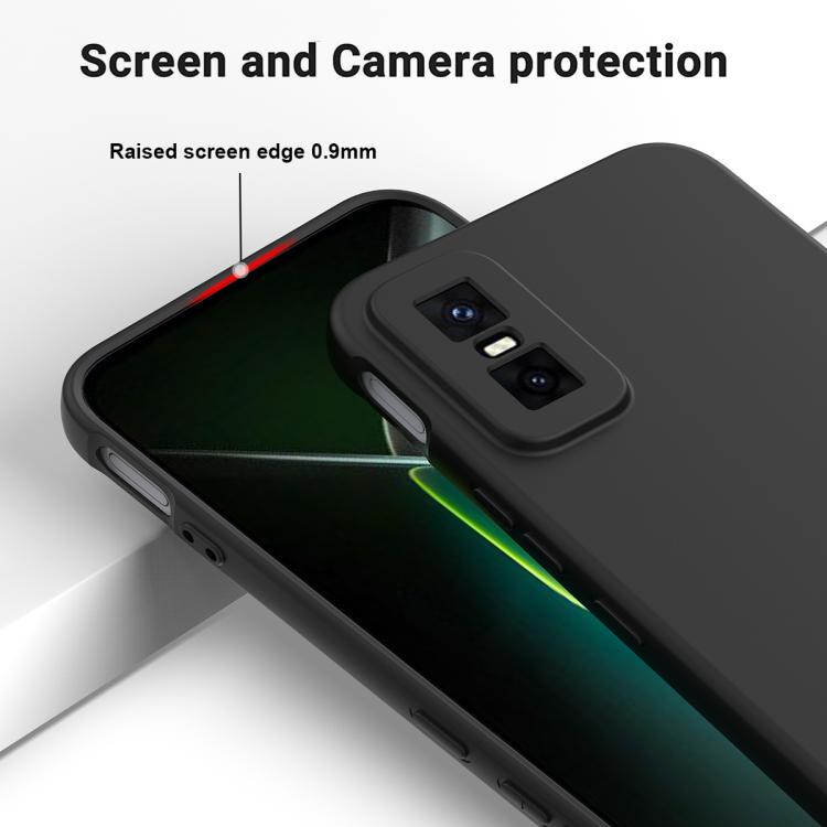 For Infinix GT 30 Pro / GT 30 Solid Color Liquid Silicone Dropproof Full Coverage Phone Case