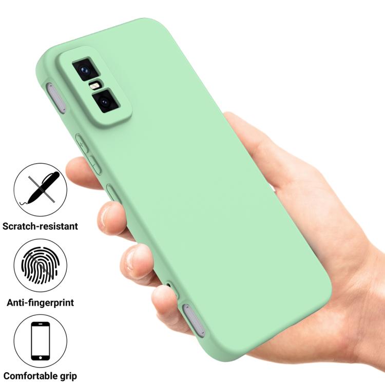 For Infinix GT 30 Pro / GT 30 Solid Color Liquid Silicone Dropproof Full Coverage Phone Case