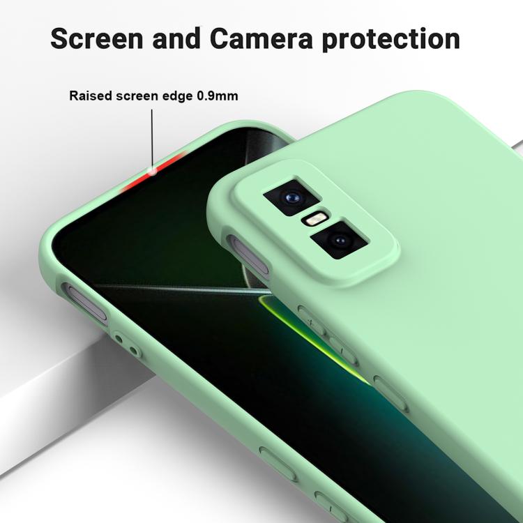For Infinix GT 30 Pro / GT 30 Solid Color Liquid Silicone Dropproof Full Coverage Phone Case
