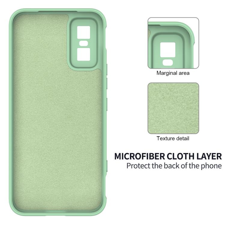 For Infinix GT 30 Pro / GT 30 Solid Color Liquid Silicone Dropproof Full Coverage Phone Case