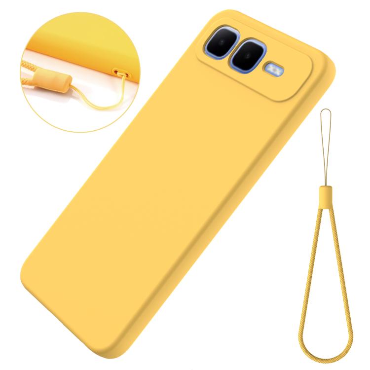 For Infinix Smart 10 Plus 4G Solid Color Liquid Silicone Dropproof Full Coverage Phone Case