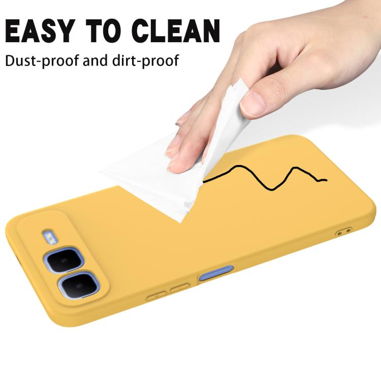 For Infinix Smart 10 Plus 4G Solid Color Liquid Silicone Dropproof Full Coverage Phone Case