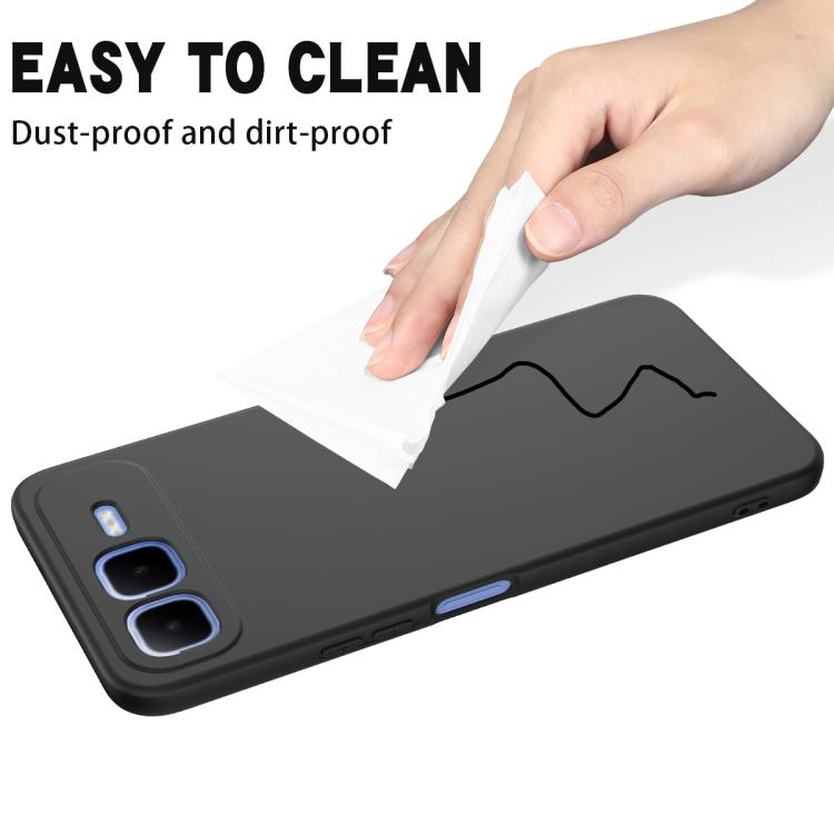 For Infinix Smart 10 Plus 4G Solid Color Liquid Silicone Dropproof Full Coverage Phone Case