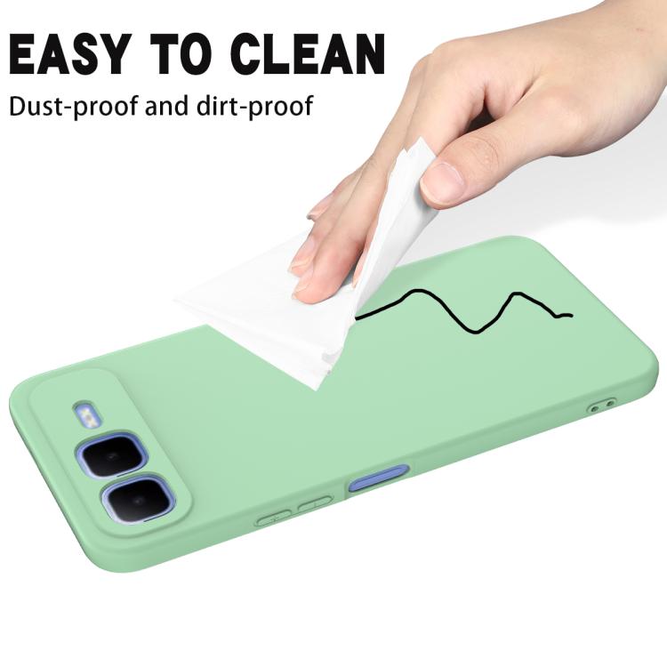 For Infinix Smart 10 Plus 4G Solid Color Liquid Silicone Dropproof Full Coverage Phone Case