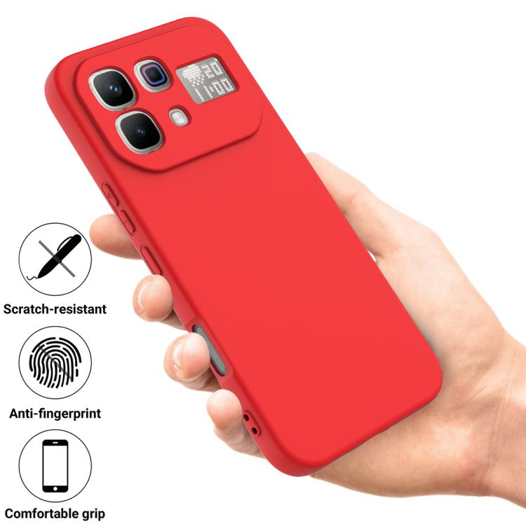 For Infinix Note 60 / 60 Pro 5G Solid Color Liquid Silicone Dropproof Full Coverage Phone Case
