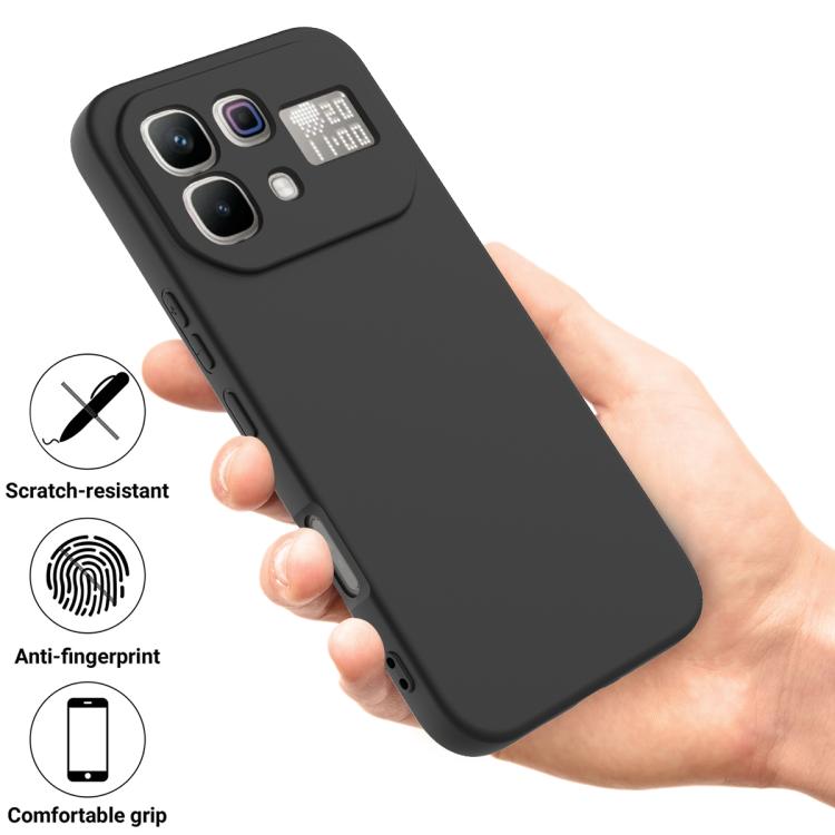 For Infinix Note 60 / 60 Pro 5G Solid Color Liquid Silicone Dropproof Full Coverage Phone Case