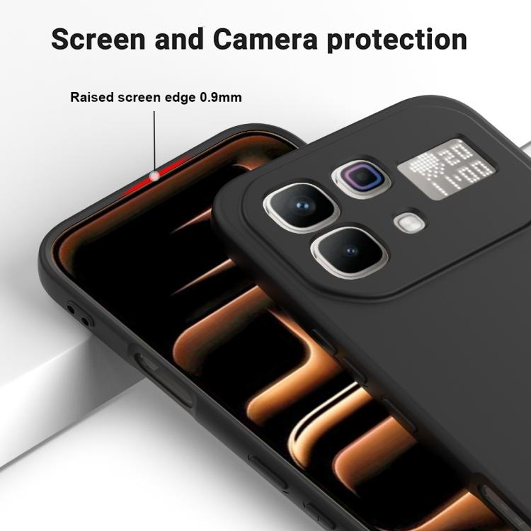 For Infinix Note 60 / 60 Pro 5G Solid Color Liquid Silicone Dropproof Full Coverage Phone Case