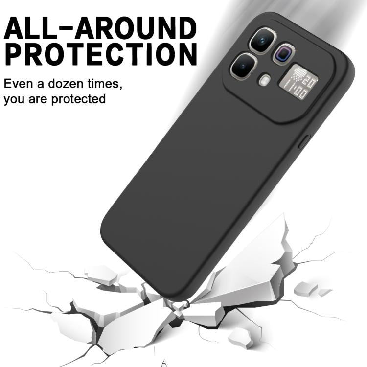 For Infinix Note 60 / 60 Pro 5G Solid Color Liquid Silicone Dropproof Full Coverage Phone Case