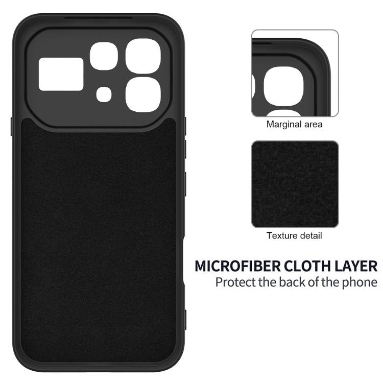 For Infinix Note 60 / 60 Pro 5G Solid Color Liquid Silicone Dropproof Full Coverage Phone Case