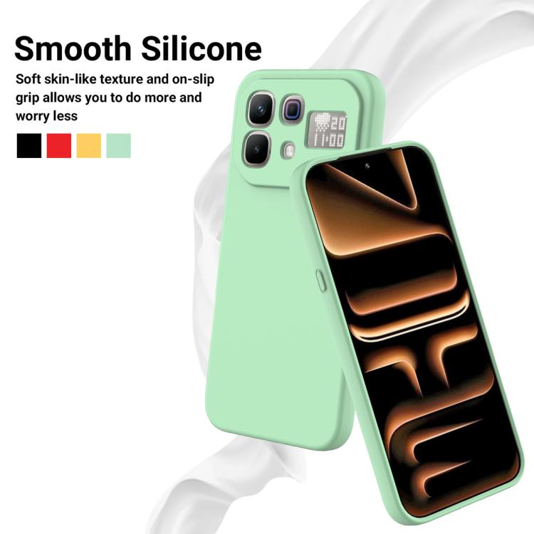 For Infinix Note 60 / 60 Pro 5G Solid Color Liquid Silicone Dropproof Full Coverage Phone Case