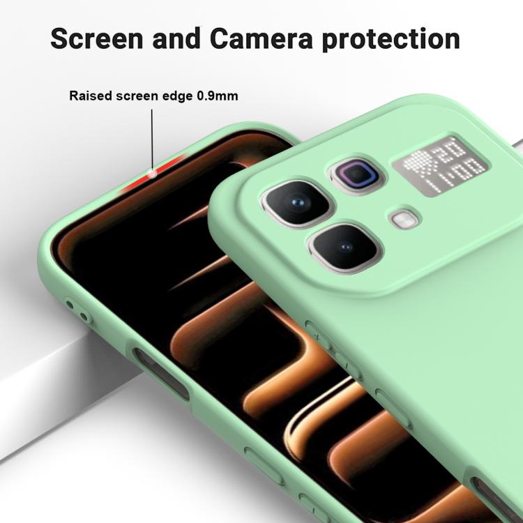 For Infinix Note 60 / 60 Pro 5G Solid Color Liquid Silicone Dropproof Full Coverage Phone Case