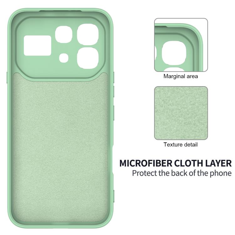 For Infinix Note 60 / 60 Pro 5G Solid Color Liquid Silicone Dropproof Full Coverage Phone Case