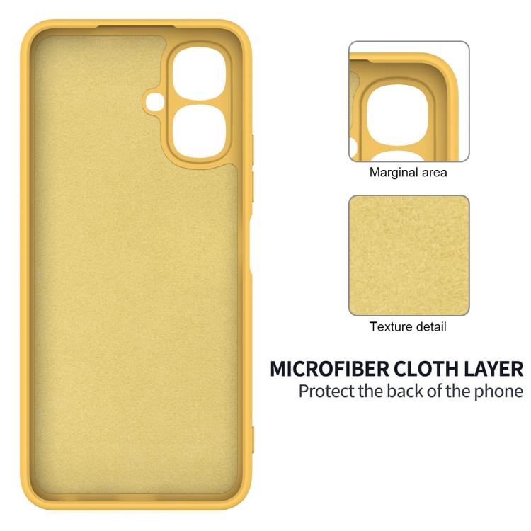 For Infinix Smart 20 4G Solid Color Liquid Silicone Dropproof Full Coverage Phone Case