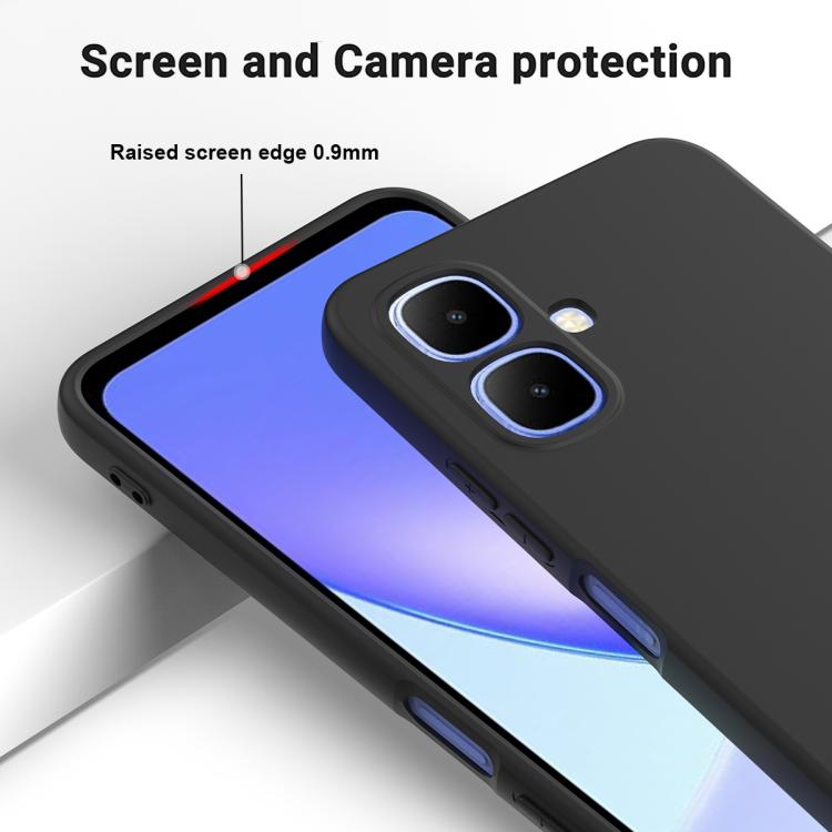 For Infinix Smart 20 4G Solid Color Liquid Silicone Dropproof Full Coverage Phone Case