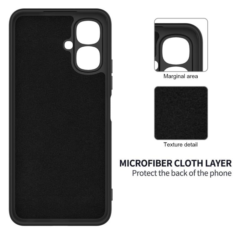 For Infinix Smart 20 4G Solid Color Liquid Silicone Dropproof Full Coverage Phone Case