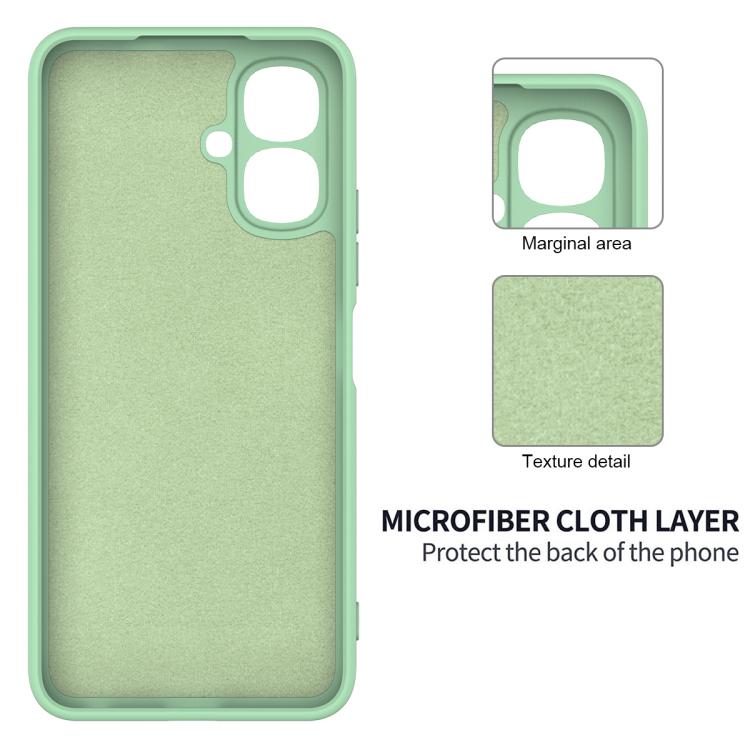 For Infinix Smart 20 4G Solid Color Liquid Silicone Dropproof Full Coverage Phone Case