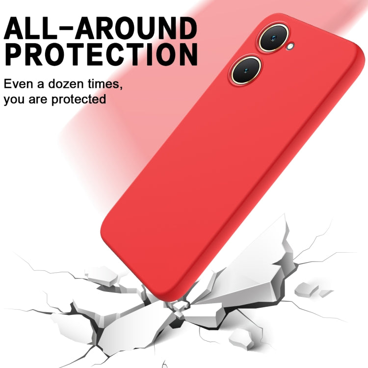 For vivo Y18 / Y18e 4G Solid Color Liquid Silicone Dropproof Full Coverage Phone Case