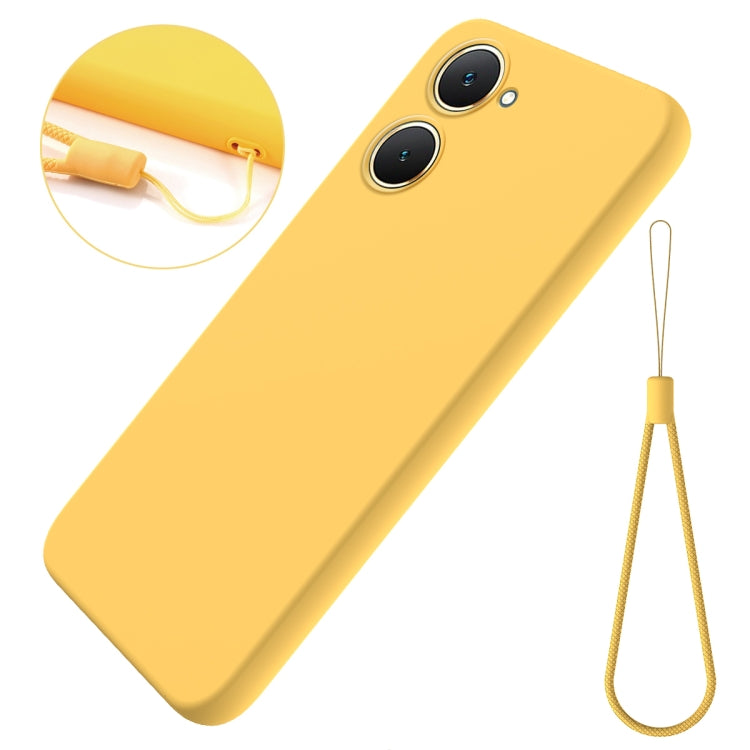 For vivo Y18 / Y18e 4G Solid Color Liquid Silicone Dropproof Full Coverage Phone Case