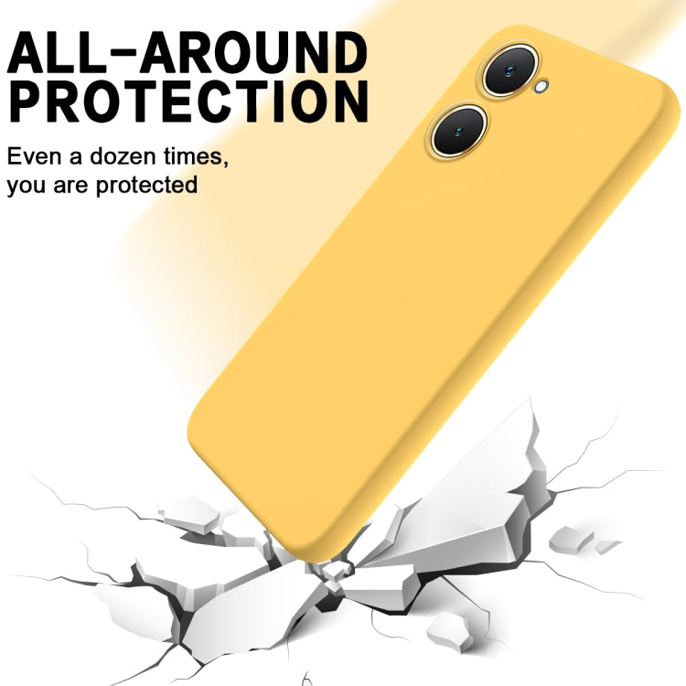 For vivo Y18 / Y18e 4G Solid Color Liquid Silicone Dropproof Full Coverage Phone Case