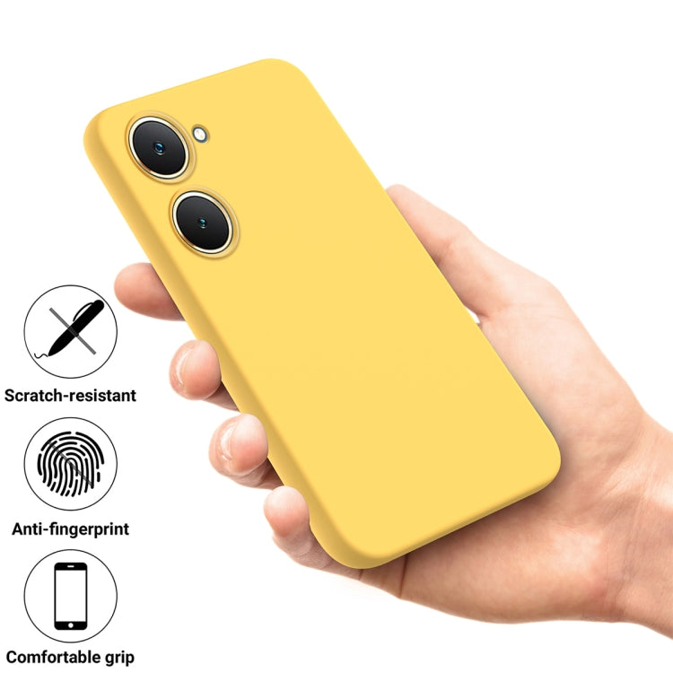 For vivo Y18 / Y18e 4G Solid Color Liquid Silicone Dropproof Full Coverage Phone Case