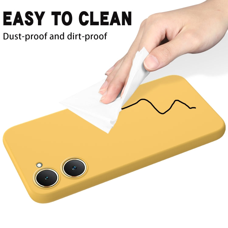 For vivo Y18 / Y18e 4G Solid Color Liquid Silicone Dropproof Full Coverage Phone Case