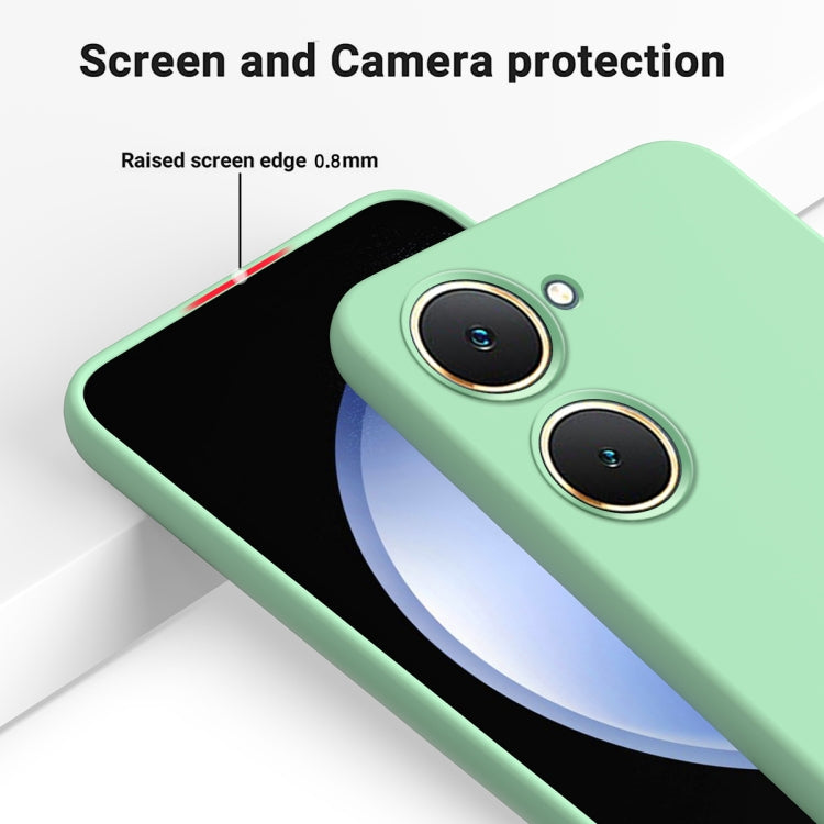 For vivo Y18 / Y18e 4G Solid Color Liquid Silicone Dropproof Full Coverage Phone Case