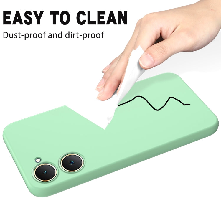 For vivo Y18 / Y18e 4G Solid Color Liquid Silicone Dropproof Full Coverage Phone Case