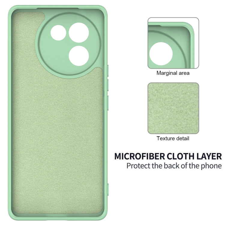 For vivo V30e 5G Solid Color Liquid Silicone Dropproof Full Coverage Phone Case