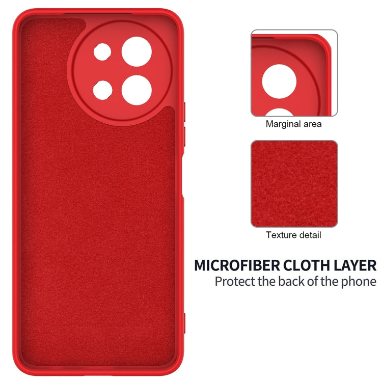 For vivo Y38 5G Solid Color Liquid Silicone Dropproof Full Coverage Phone Case