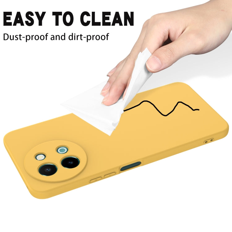 For vivo Y38 5G Solid Color Liquid Silicone Dropproof Full Coverage Phone Case