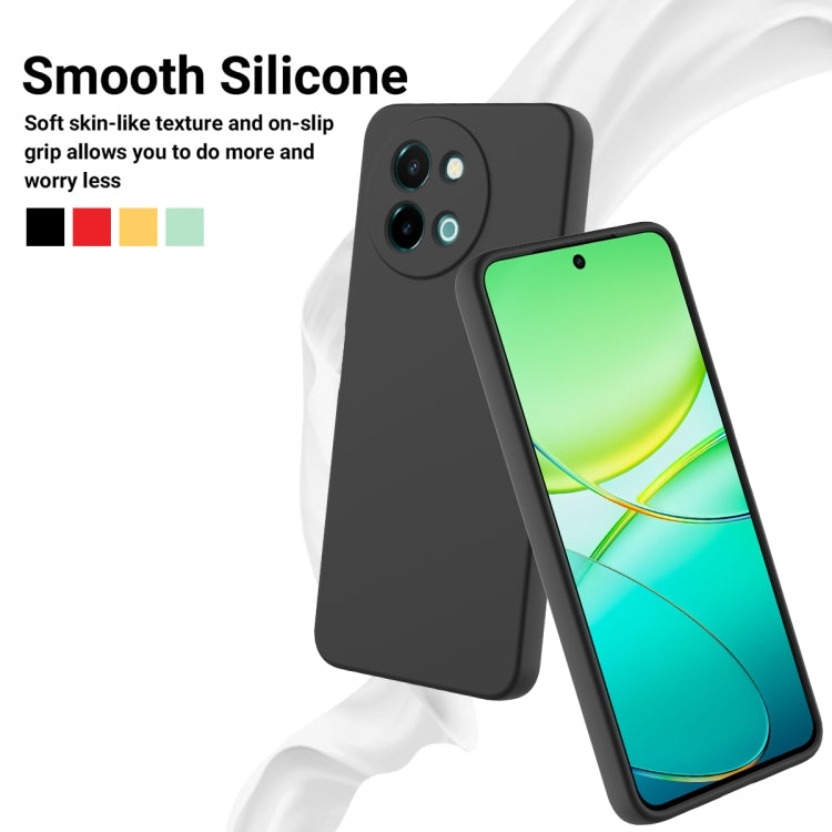 For vivo Y38 5G Solid Color Liquid Silicone Dropproof Full Coverage Phone Case