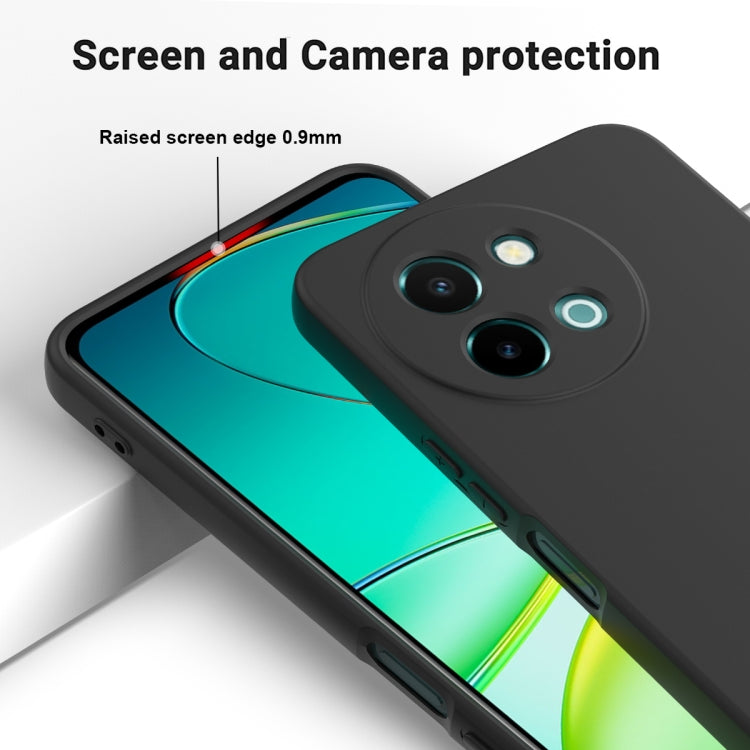 For vivo Y38 5G Solid Color Liquid Silicone Dropproof Full Coverage Phone Case