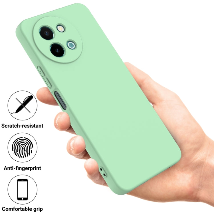 For vivo Y38 5G Solid Color Liquid Silicone Dropproof Full Coverage Phone Case